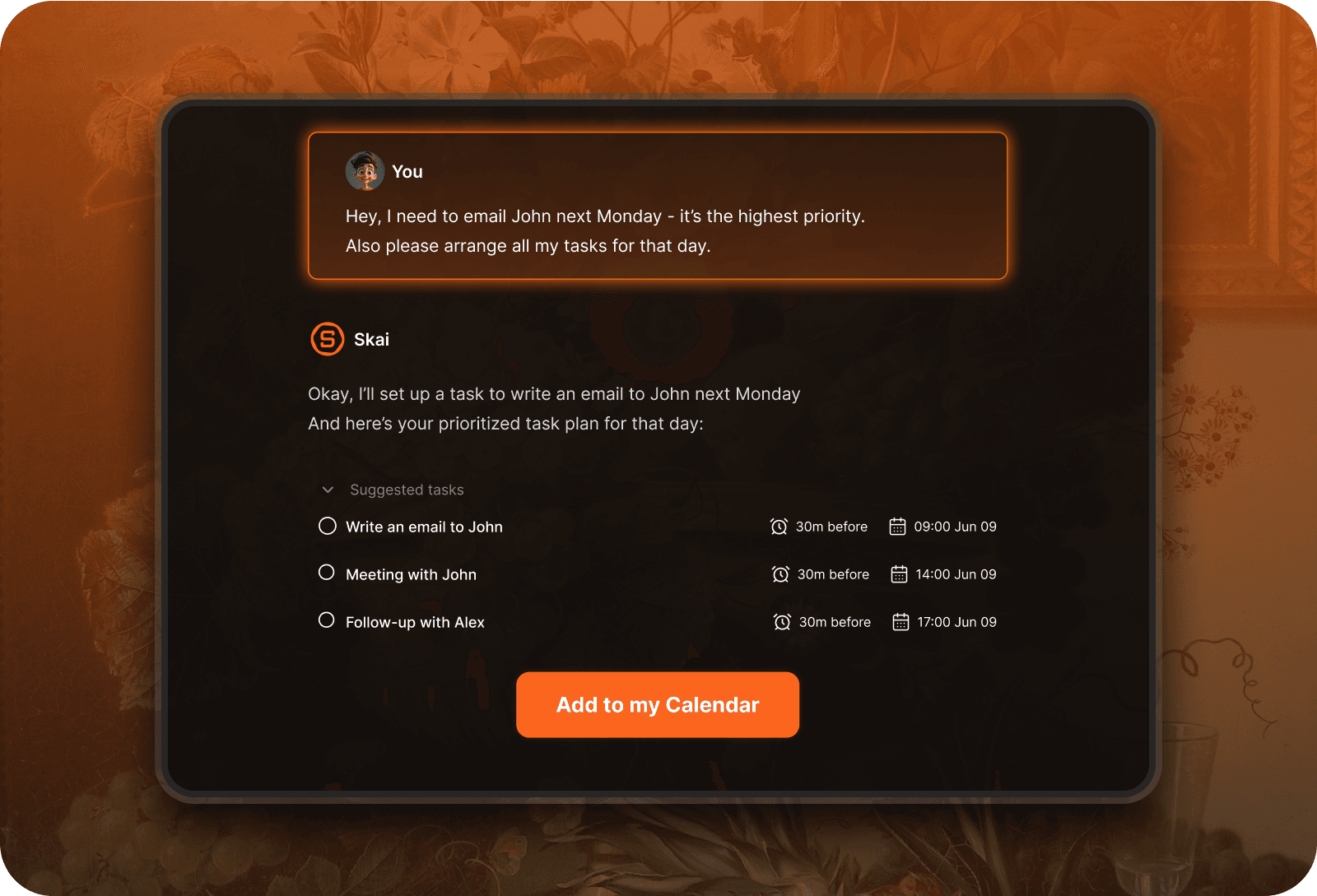 Handle tasks effortlessly